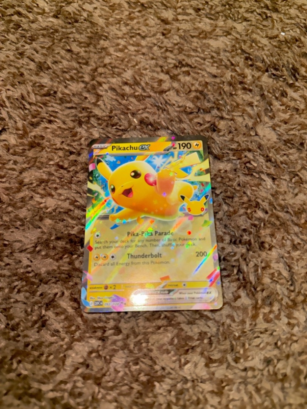 Pikachu ex - 053/128 - ME: 30th Celebration (30C) Pokemon